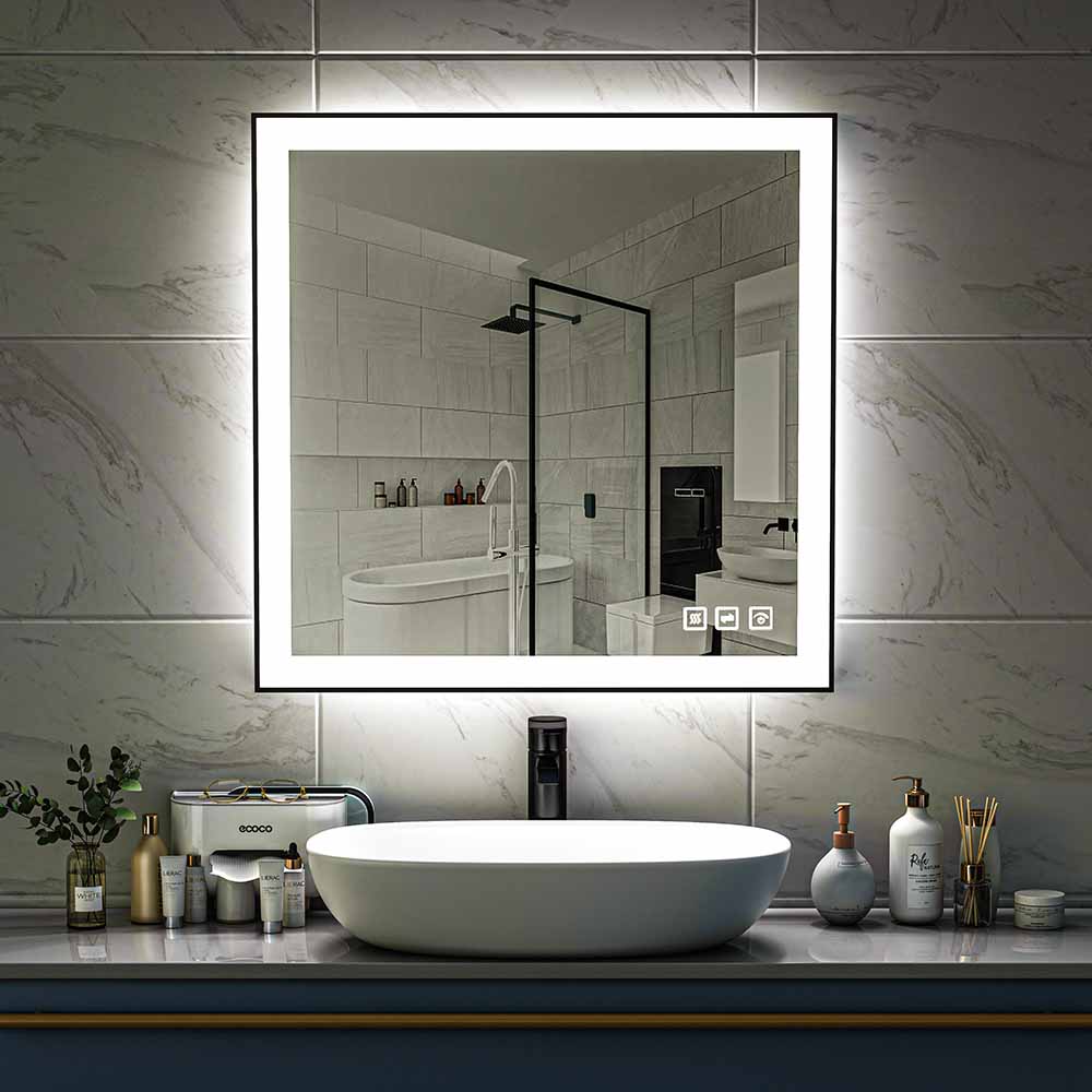led mirrors, led bathroom mirror, led vanity mirror, mirror with led lights, led wall mirror