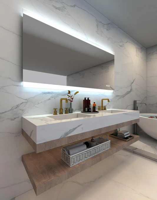 led mirrors, led bathroom mirror, led vanity mirror, mirror with led lights, led wall mirror