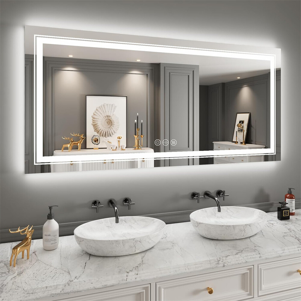 led mirrors, led bathroom mirror, led vanity mirror, mirror with led lights, led wall mirror